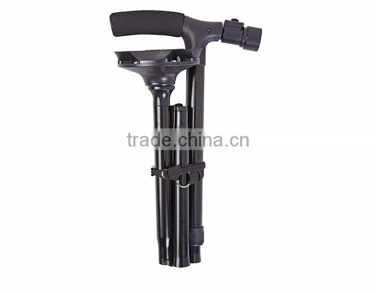 Ultimate LED Magic cane with Alarm device for asking help when old people fall down