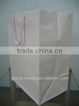 Pastel Color Shopping Paper Bag Big Size STOCKLOT LOW PRICE --- Pink, Yellow, and Blue --- Wholesale