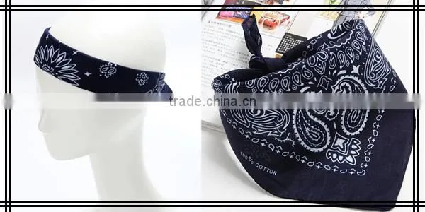 No MOQ Cotton Digital Printing Custom Handkerchief