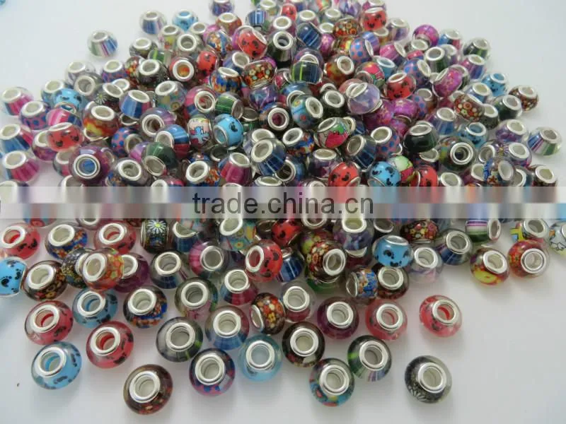 Glass Bead Lampwork Fit European Charm Bracelet