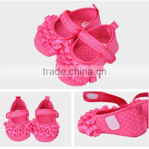anti-slip soft sole princess baby girl shoes