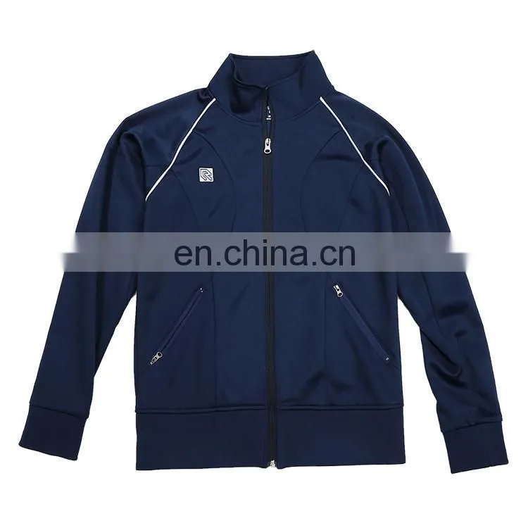 Blank navy men sports wear branded tracksuits