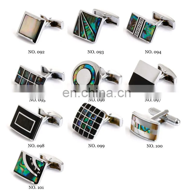 fashion abalone cufflinks shell cufflinks men's jewelry high quality
