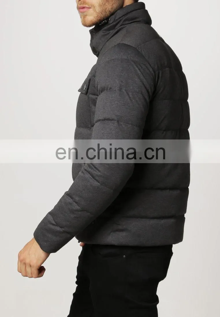 chic artificial down jacket for man