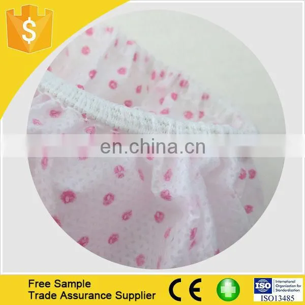 Hot Selling non woven disposable underwear flower design