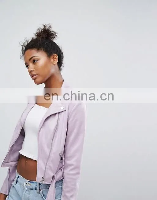 Female Custom Design Autumn Winter Plain Denim Short Jacket Coat Women 2016 denim jacket for women