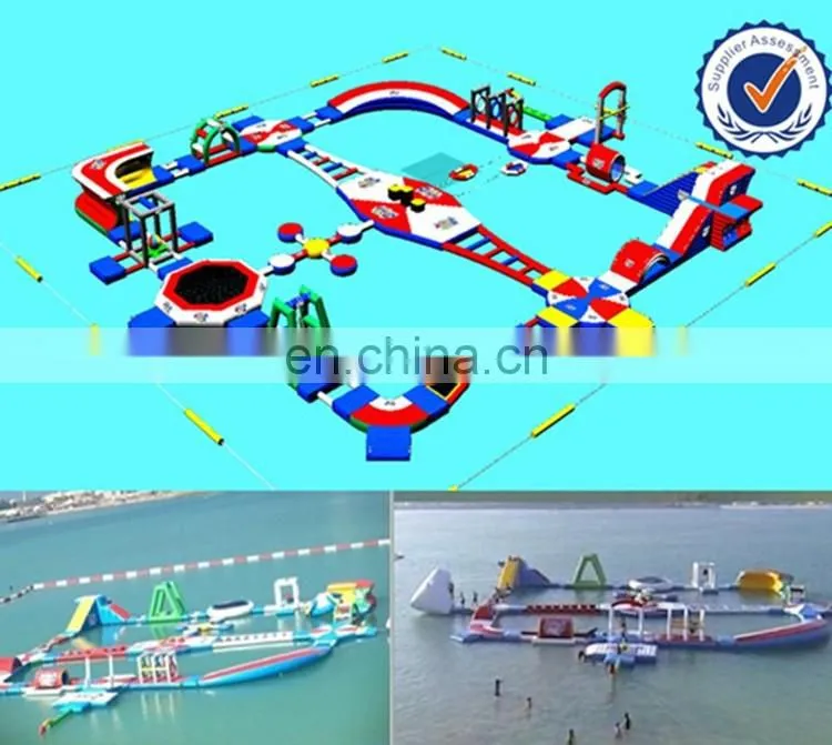 2016 High Quality Giant Inflatable Floating Water Park Equipments For Sale