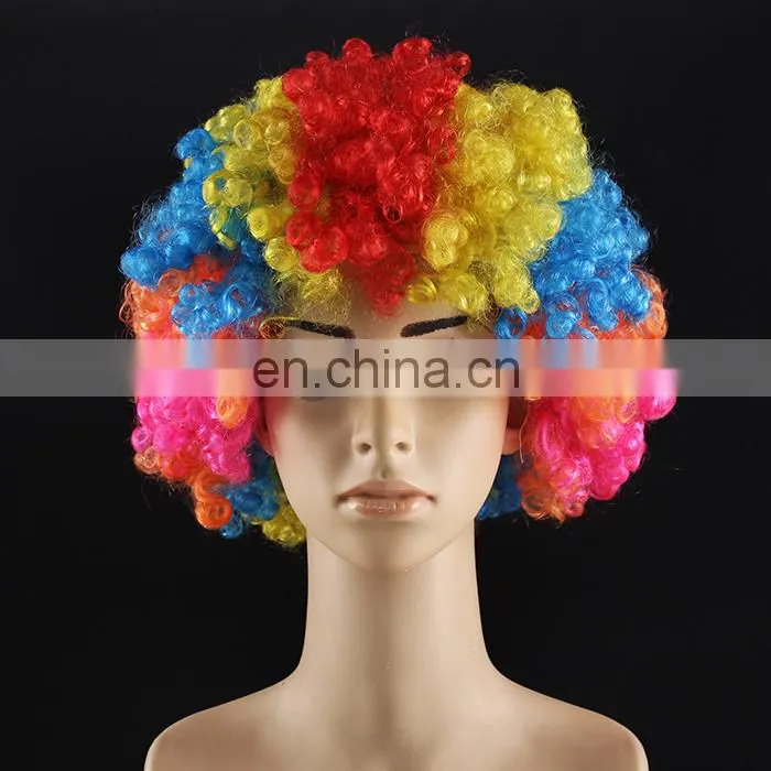 Cheap Fans Synthetic Wig clown curly wigs