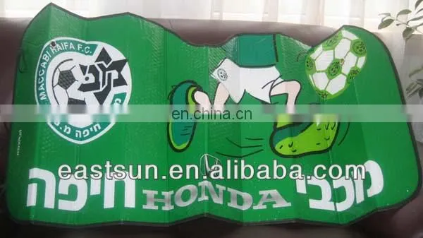 2017 new logo printed car window sunshade