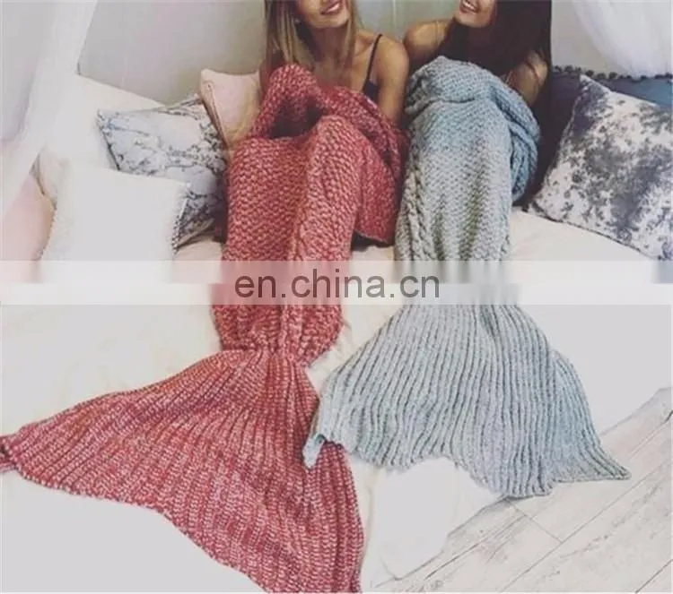 Wool sofa warm mermaid tail promotional fitting gifts