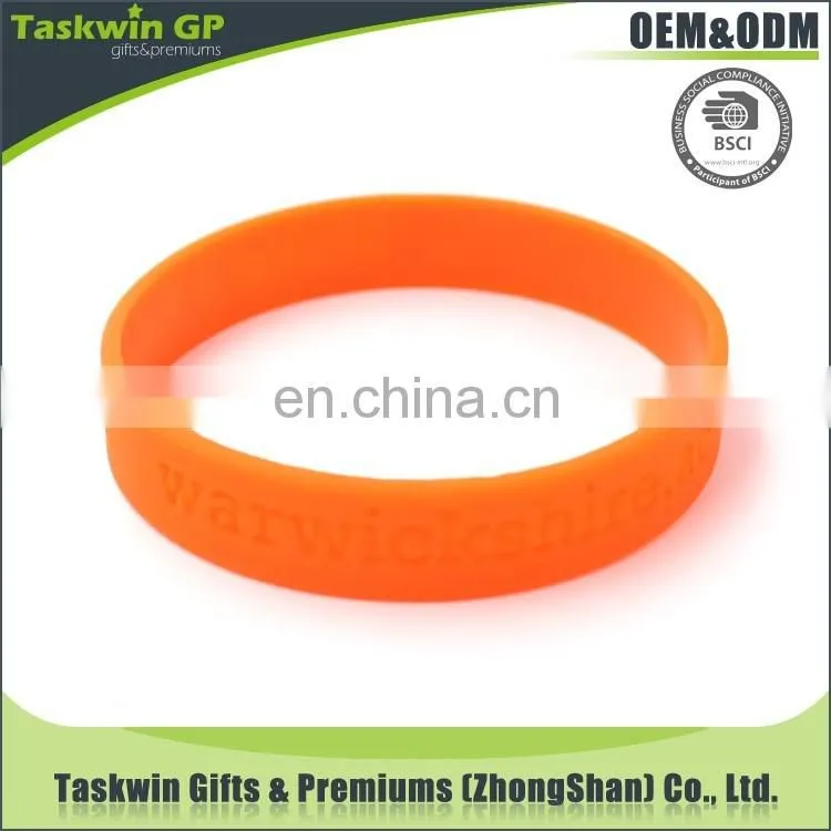 Factory direct sales eco-friendly fashion custom design silicone bracelet rubber wristbands