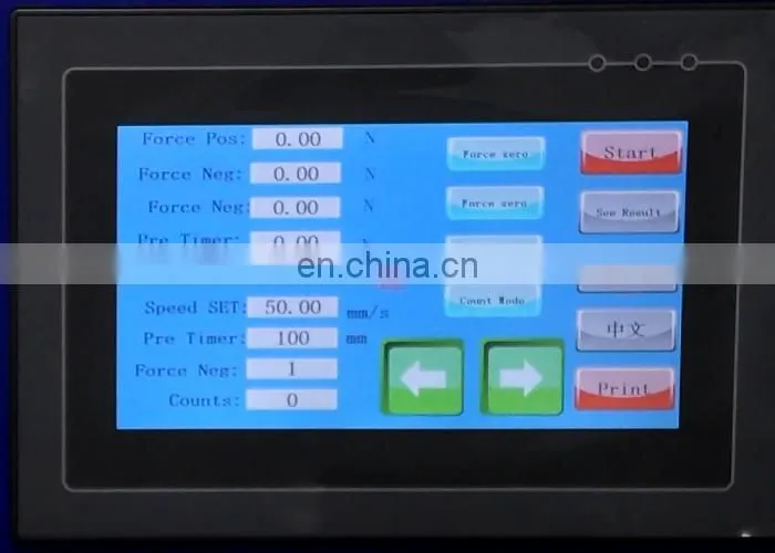 Toothbrush Hair Bending Force Tester, Tuft Deflection Force Test Instrument