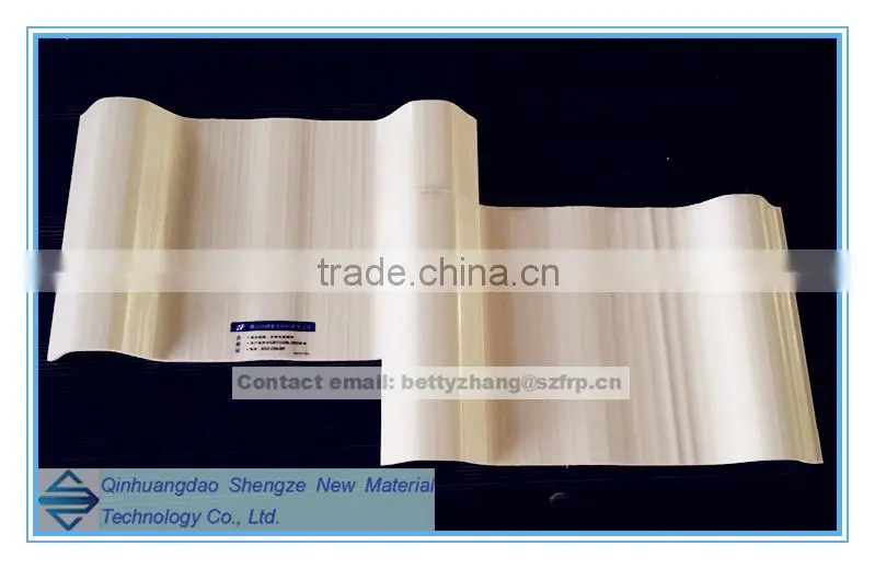 FRP roof corrugated sheet/white corrugated roofing sheet/ grp housetop sheet