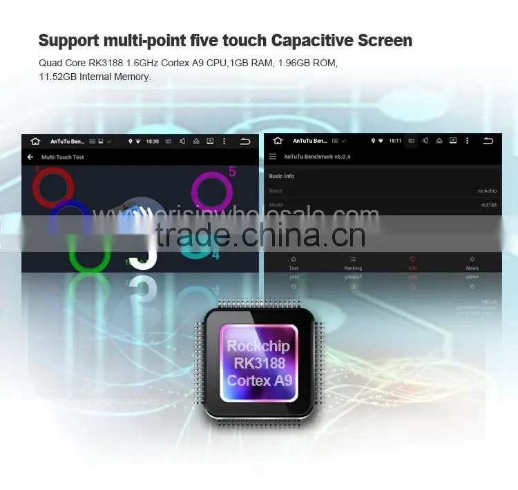 Erisin ES3060P 7 inch Touch Screen Car DVD Player for Antara Vectra C