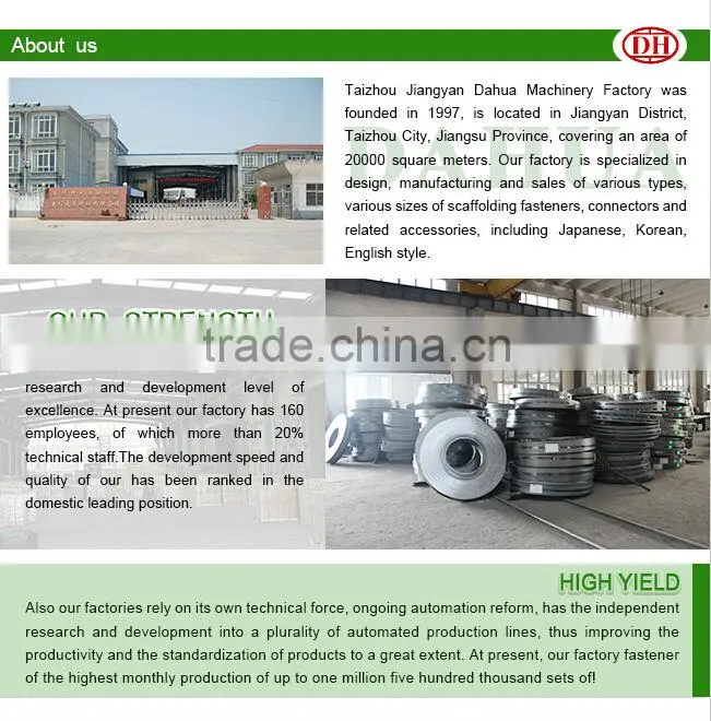 Scaffolding 48.6mm pressed single coupler-fixed manufacturers