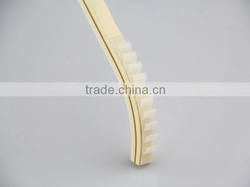low price natural laminated wooden hanger for clothes