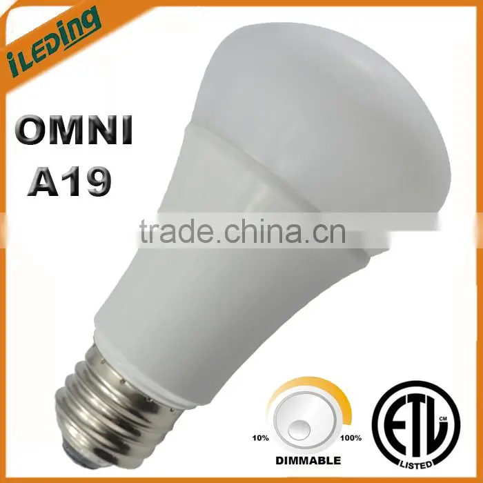 UL Energy star Dimmable A19 Omni LED Bulb light