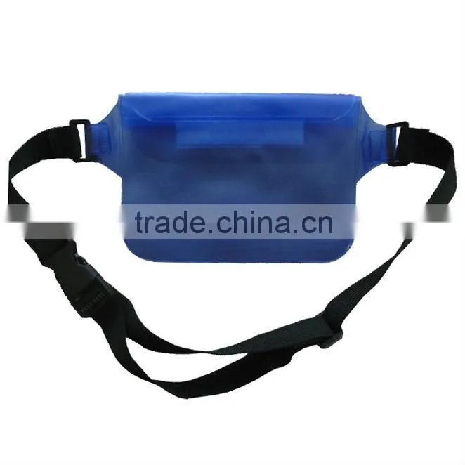2013 plain Pink waist bag ocean pack dry bag for wallet camera cell phone water sports waist pouch factory