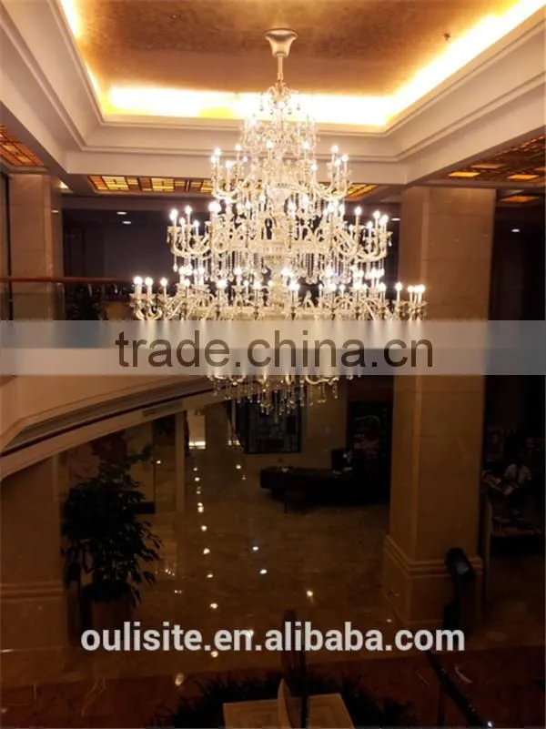 Department Large Gold Crystal Chandelier Lighting