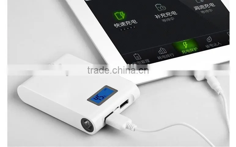 Smart phone power bank with 20000mah high capacity solar charge power bank for smart phone portable bannk