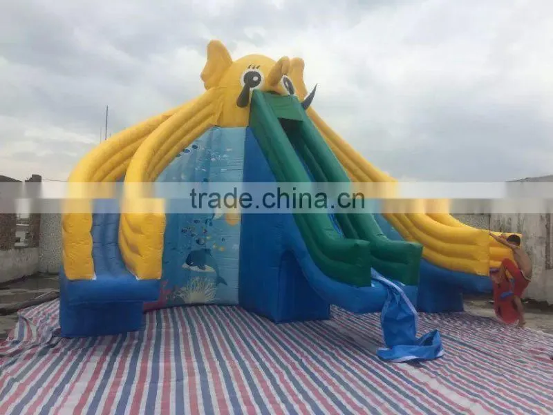 2015 hot sale Inflatable water Slide,slider with three lines