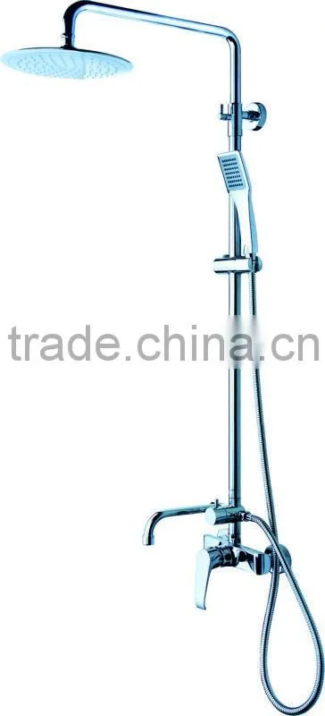6804 Fashion High Quality Series Brass Cold and Hot Water Polished Chrome Bathroom Faucet with Single Lever