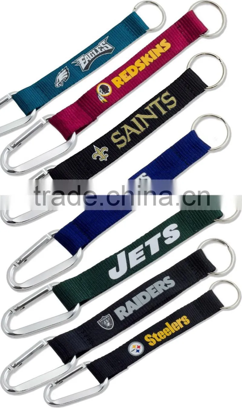 Custom Carabiner Keychain Lanyard Indianapolis Colts Team Colored