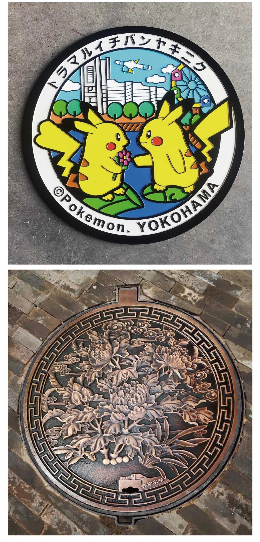 artistic copper manhole cover,-05