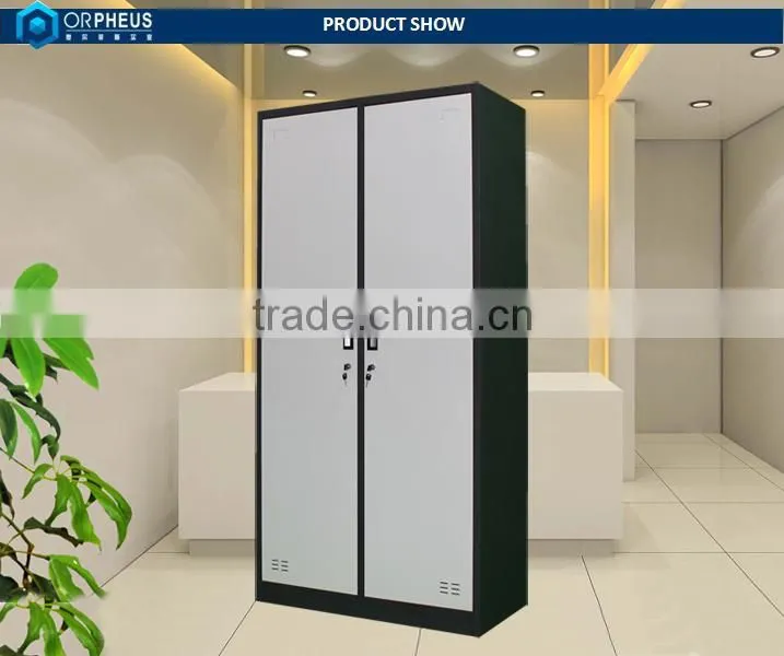 physical education Classroom double door wardrobe KD structure golf bag storage locker metal decorative storage locker cabinet