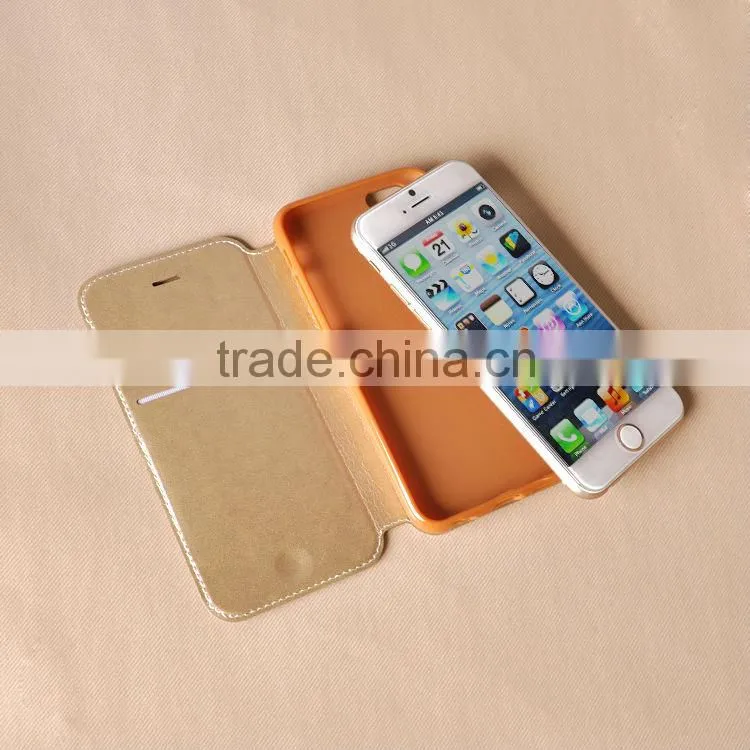 soft tpu leather case for iphone 6