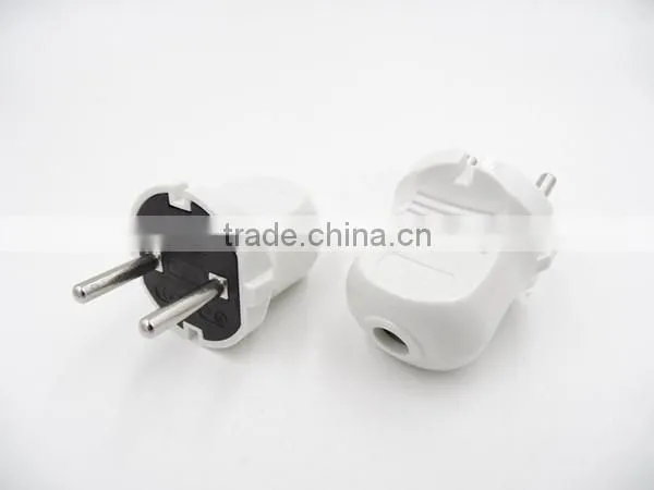 Germany Schuko Detachable Rewireable Power Cord AC Power Plug 16A/250V