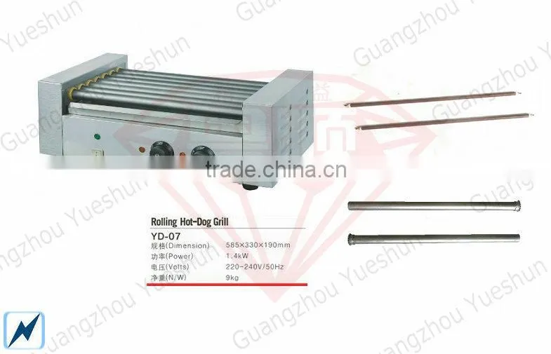 All stainless steel roller hot dog machine