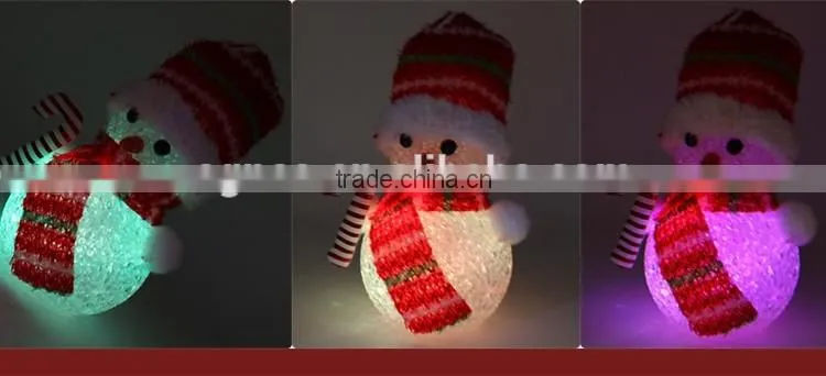 Christmas Party Hanging Decoration Acrylic Night Light Christmas Light
