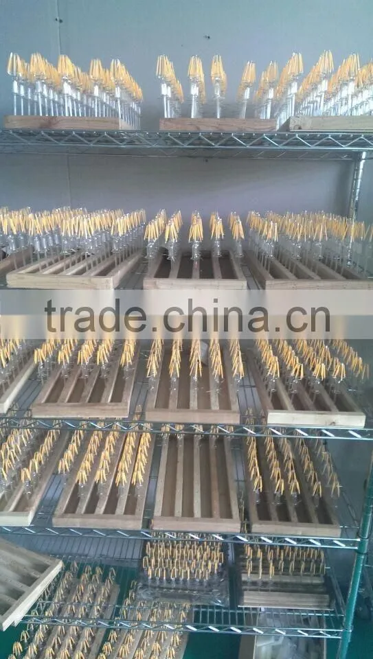 TUV CE ROHS CERTIFICATE G45 2W LED bulb filament