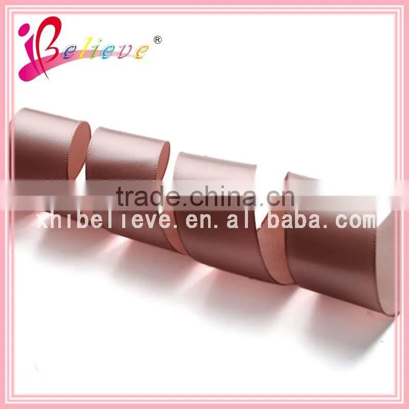MOQ 100 yards high quality satin ribbon roll hair ornament ribbon wholesale