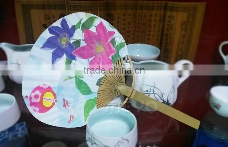Customized Hand Fan Promotional Wooden Wedding Bamboo Hand Fan Wholesales Gift