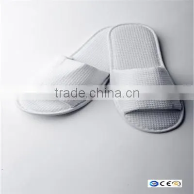N26 High Quality customizable open toe waffle disposable hotel slippers