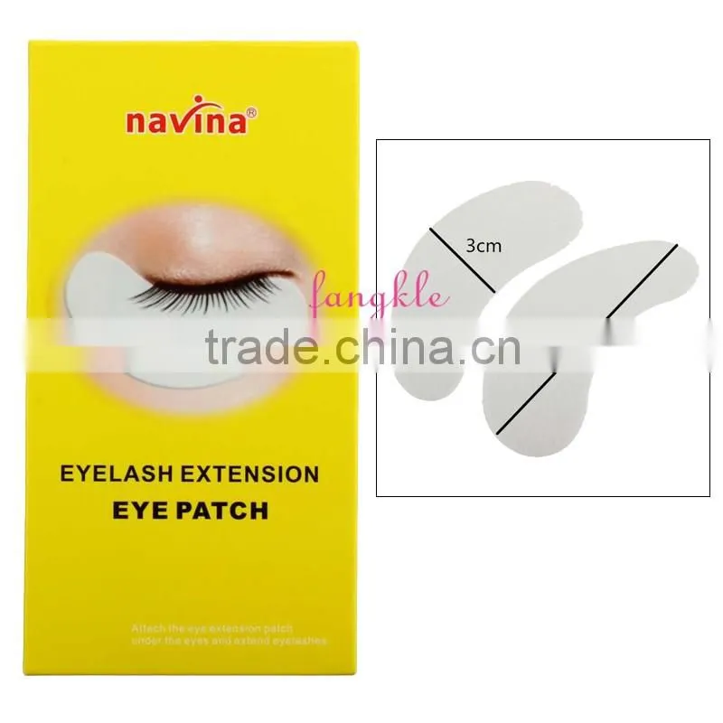 Good quality box package lint free eyelash extention gel eyeash pad