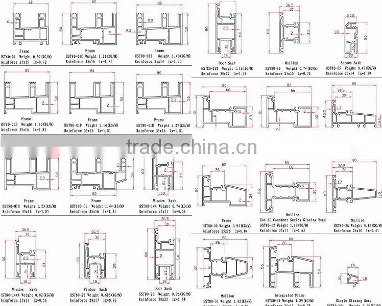 door profile -huazhijie