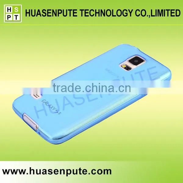 Transparent Back Cover For Samsung S5 with Shockproof and Dustproof Feature