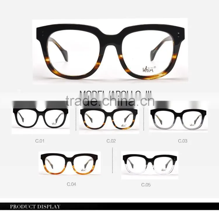 2015 Optical Frames Manufacturer Italy Acetate Frame Unisex in China Factory