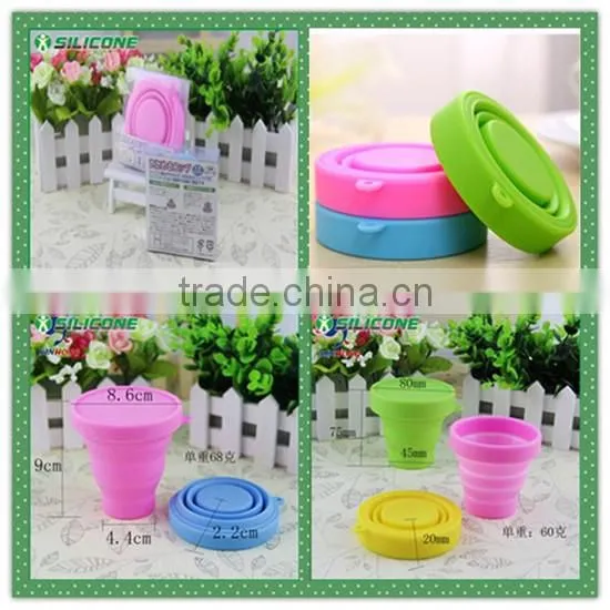Silicone tea coffee cup, disposable cup, kids drinking cups