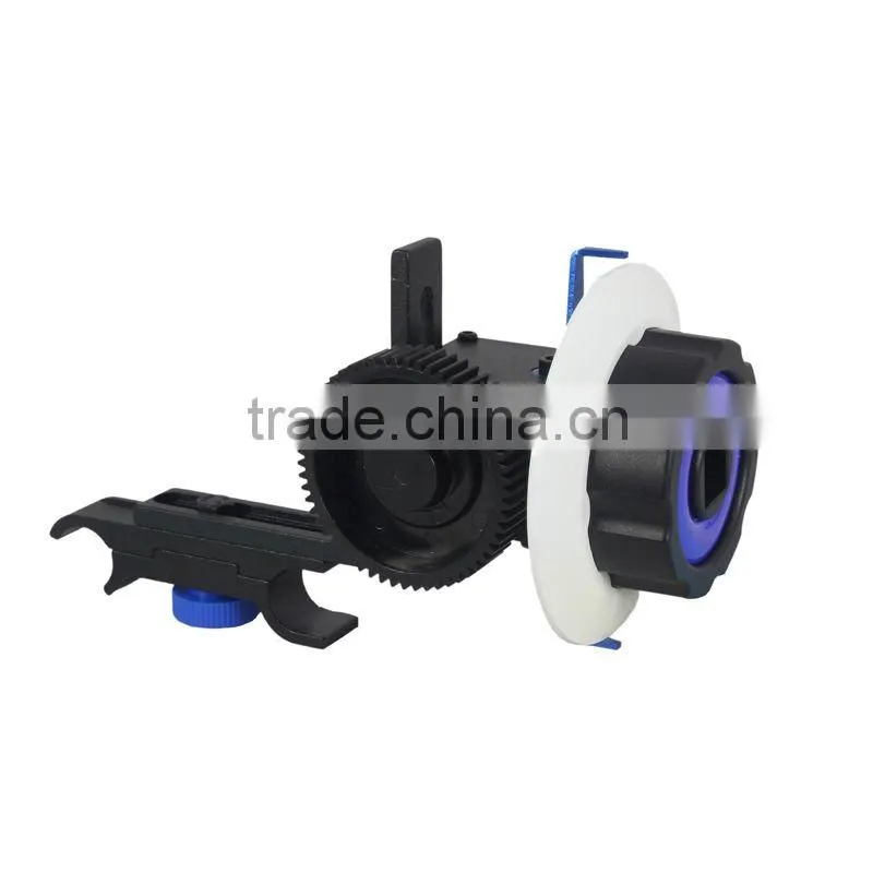 DSLR Rig Follow Focus F0 for DSLR Camera and Camcorders, Fit for 52mm to 86mm Lens
