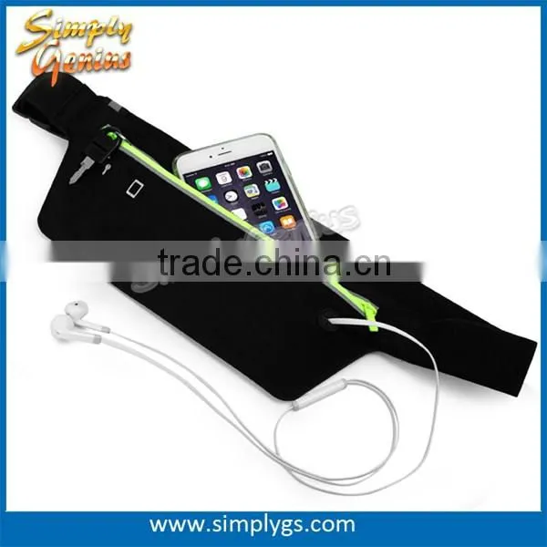 (super hot) polymer Waterproof Running Belt fluorescent green