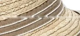 Handmade Custom New Design Straw Hat For Woman