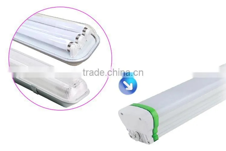 60cm 120cm 150cm 60w flicker free t8 led batten bracket fitting to replace twin 5ft fluorescent fittings