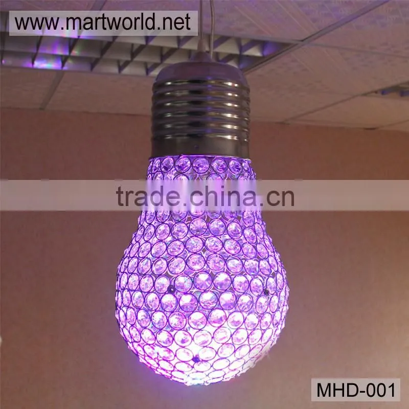 wedding led RGB lamp shape crystal chandelier new design chandelier lighting wedding decoration party decoration (MHD-001)