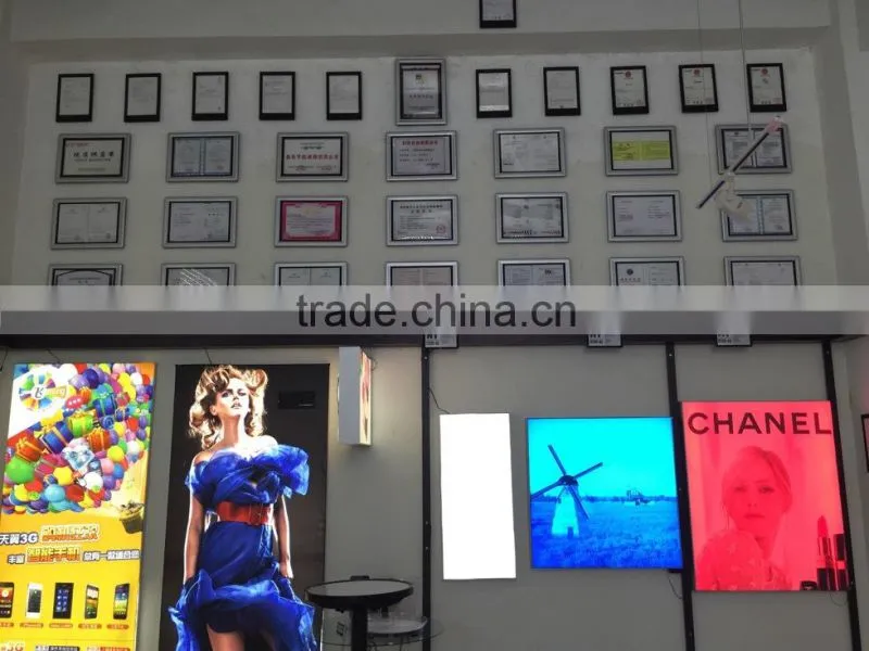 Edgelight AF2A Aluminous frame clip type single side scrolling advertising led light box
