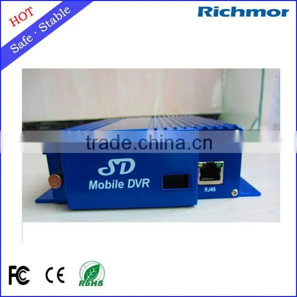 3G SD Card Mobile DVR 4 Channel H.264 Used in Bus, Truck, Police car, Texi, Ship etc.