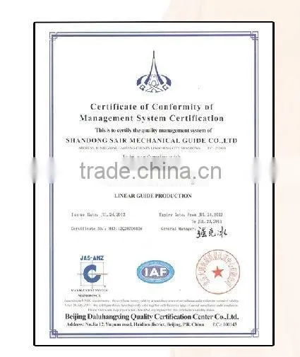 Linear guide rail and slider/carriages,hiwin linear guideway,cnc linear guide rail